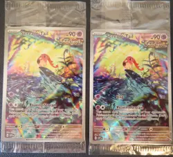 Lot 2 x Scream Tail Pokemon SVP 065 Scarlet Violet Black Star Promo Sealed Card - Image 1