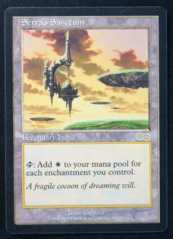 Serra's Sanctum Urza's Saga Magic Card MTG Reserved List - Image 1