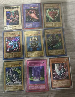 Vintage Yugioh No Reference Vintage Cards Set Of 17 Japanese - Image 1