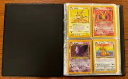 Vintage Pokemon Cards Bundle Fossil & Jungle in 1999 Base Set Folder Binder WOTC - Image 3