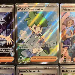 Pokemon Full Art, Pokeball Holo Trainer Card Lot (10) Rare - Image 3