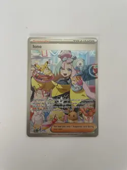 Iono 269/193 Sv02: Paldea Evolved Pokemon SIR Holo Card English NM-m Read Dec - Image 1