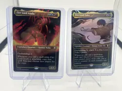 Fire Lord Zuko & Fire Lord Zula 2 Cards!- Avatar: The Last Airbender - Magic - Image 1