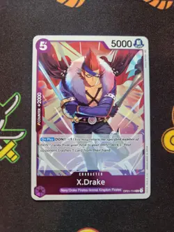 EXACT CARD PICTURED X Drake OP01-114 One Piece TCG Romance Dawn Foil - Image 1