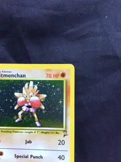 Pokemon Cards: Base Set 2 Rare Holo: Hitmonchan 8/130 - Image 4