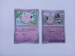 Pokemon Clefairy Reverse Holo Card Scarlet & Violet 151 NM 035/165 - Image 1