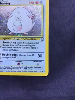 Pokemon Cards: Base Set 2 Rare Holo: Chansey 3/130 - Image 5