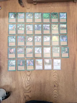 Magic The Gathering Alliances Green Cards Plus Colorless Lands M/NM - Image 1