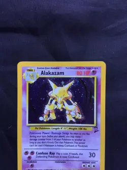 Pokemon Cards: Base Set 2 Rare Holo: Alakazam 1/130 - Image 2