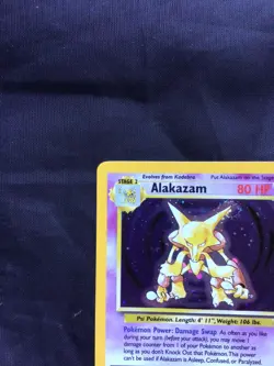 Pokemon Cards: Base Set 2 Rare Holo: Alakazam 1/130 - Image 3