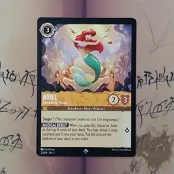 Ariel Spectacular Singer 2/204 The First Chapter Regular NM Lorcana Card English - Image 1