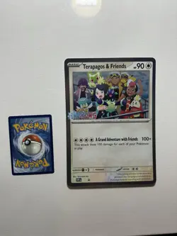 Terapagos & Friends Pokemon TCG Oversized Holo Promo Card Horizons Stamp English - Image 1