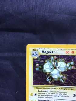 Pokemon Cards: Fossil Rare Holo: Magneton 11/62 - Image 3