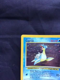 Pokemon Cards: Fossil Rare Holo: Lapras 10/62 - Image 3