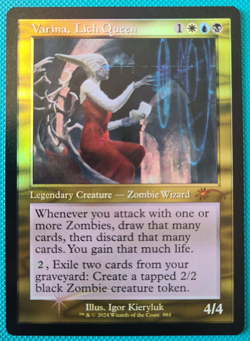 MTG - Varina, Lich Queen - Retro Frame Foil - Secret Lair - Magic the Gathering - Image 1