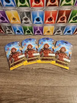 Magic: The Gathering Aetherdrift Play Booster - lot of 4 Packs Sealed - Image 1