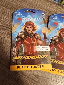 Magic: The Gathering Aetherdrift Play Booster - lot of 4 Packs Sealed - Image 2