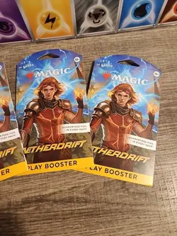 Magic: The Gathering Aetherdrift Play Booster - lot of 4 Packs Sealed - Image 3