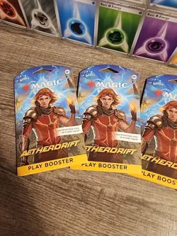 Magic: The Gathering Aetherdrift Play Booster - lot of 4 Packs Sealed - Image 4