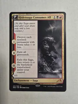 MTG Hidetsugu Consumes All // Vessel of the All-Consuming NM-Mint Kamigawa: Neon - Image 1