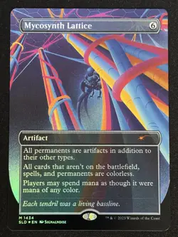 1x MTG Mycosynth Lattice (Rainbow Foil) - Secret Lair Drop Series (SLD) #1434 - Image 1
