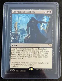 MTG - Outrageous Robbery - Murders at Karlov Manor - Pack Fresh!! - Image 2