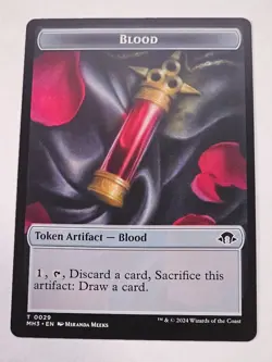 MTG - Blood Token - Modern Horizons 3 - Image 1