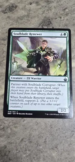 Soulblade Renewer Battlebond Regular Creature Uncommon MTG NM - Image 1