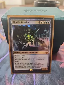 Riptide Gearhulk Foil Aetherdrift DFT MTG Magic the Gathering Mythic Pack - Image 1