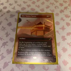 Fire Nation Turret 0064 RARE NON FOIL MTG AVATAR - Image 1
