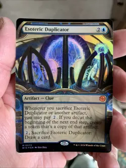1x Esoteric Duplicator - Foil - Showcase NM-Mint, English Outlaws of Thunder Jun - Image 1