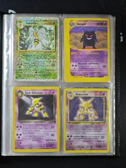Lotto 34 Pokemon Carte Old Poor/Good Holo Gengar Alakazam Kangaskhan Venusaur - Image 1