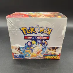 Sealed Pokemon TCG Scarlet & Violet Surging Sparks SV08 Booster Box TM0039 - Image 1