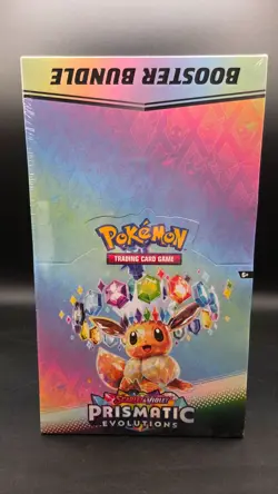 Pokemon SV8.5 Prismatic Evolutions sealed Booster Bundle Display Case AD0006 - Image 1