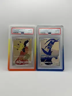 PSA 10 Pikachu 227 Cramorant 226 Stamp Box PROMO Japanese Pokemon SEQUENTIAL No. - Image 1