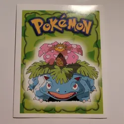 Pokemon - Venusaur - Topps Merlin Sticker - Series 1 - #3/240 - 1999 - Image 1