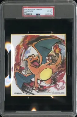 Pokemon Center - 2019 POKEMON SHIKISHI ART 1 #3 CHARIZARD 🔥 PSA Graded - Image 1