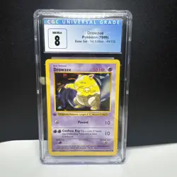 Drowzee Pokemon 1999 Base Set Shadowless 1st Edition English 49/102 CGC 8 - Image 1