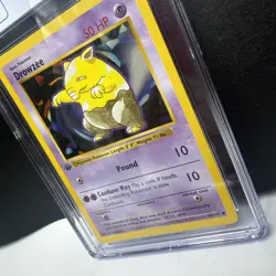 Drowzee Pokemon 1999 Base Set Shadowless 1st Edition English 49/102 CGC 8 - Image 3