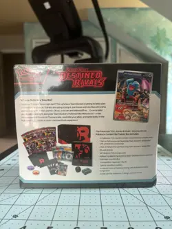 Pokemon Destined Rivals Pokemon Center Exclusive ETB Elite Trainer Box IN HAND - Image 3