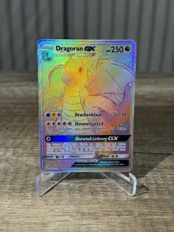Dragoran GX Rainbow Fullart 248/236 Secret Rare Vintage Pokemon Karten Sammlung - Image 1