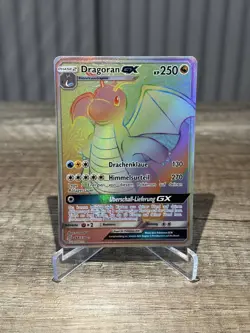 Dragoran GX Rainbow Fullart 248/236 Secret Rare Vintage Pokemon Karten Sammlung - Image 2