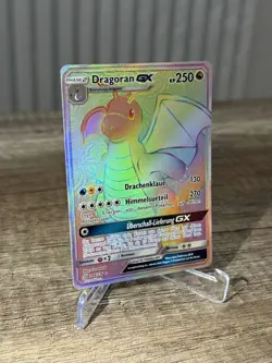 Dragoran GX Rainbow Fullart 248/236 Secret Rare Vintage Pokemon Karten Sammlung - Image 4