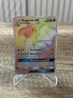 Dragoran GX Rainbow Fullart 248/236 Secret Rare Vintage Pokemon Karten Sammlung - Image 5