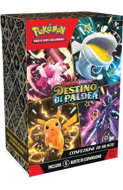Pokemon Bundle 6 Buste destino di paldea Mini Box display Sealed Ita Italiano A - Image 2