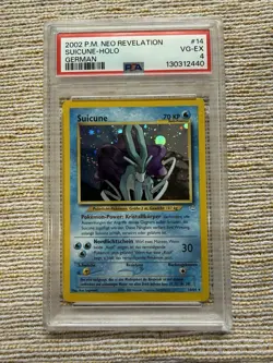 Suicine PSA 4 German 14/64 Pokemon Neo Revelation - Image 1