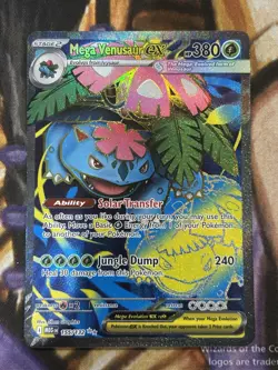 MEGA VENUSAUR ex 155/132 Pokemon Mega Evolution Ultra Rare Full Art Holo - NM 🔥 - Image 1