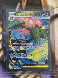 MEGA VENUSAUR ex 155/132 Pokemon Mega Evolution Ultra Rare Full Art Holo - NM 🔥 - Image 3