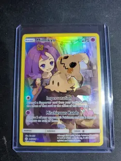 Mimikyu 245/236 Alt Art Secret Rare Pokemon Sun & Moon Cosmic Eclipse - Image 1