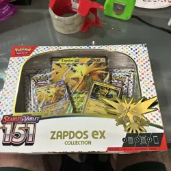 POKEMON TCG SCARLET & VIOLET 151 ZAPDOS EX COLLECTION BOX FACTORY SEALED NEW - Image 1